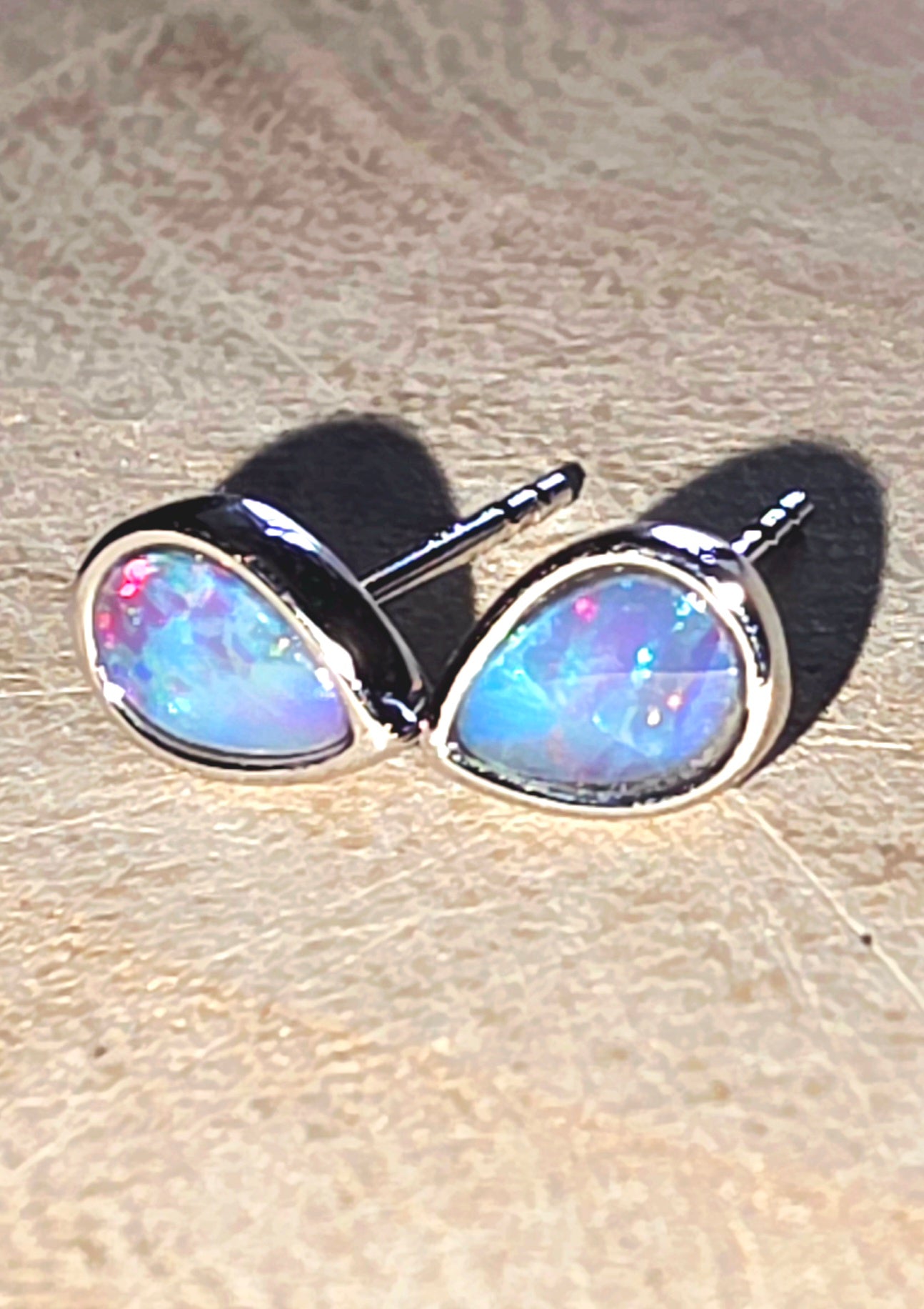 Opal earrings
